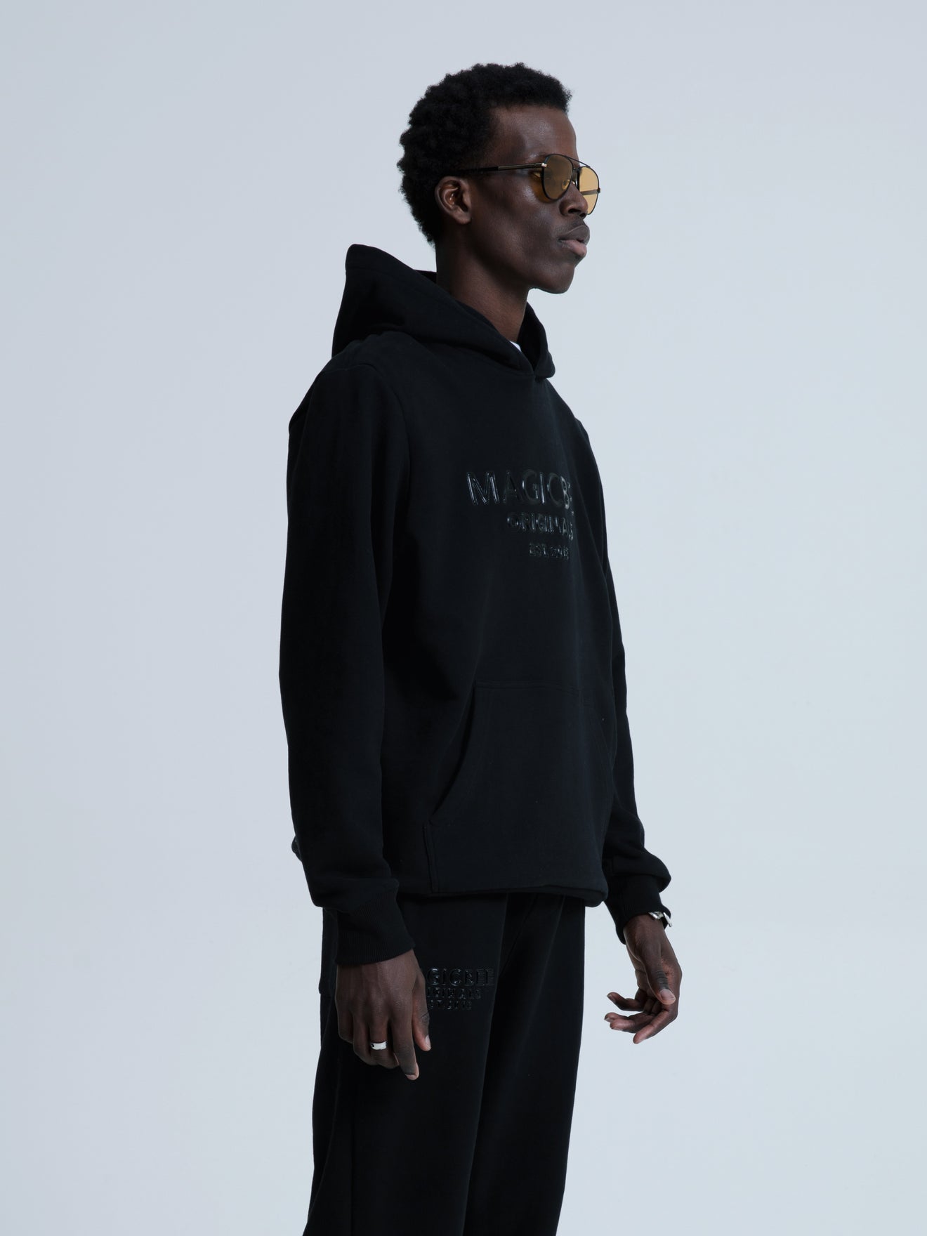 MagicBee Originals 3D Logo Hoodie - Black