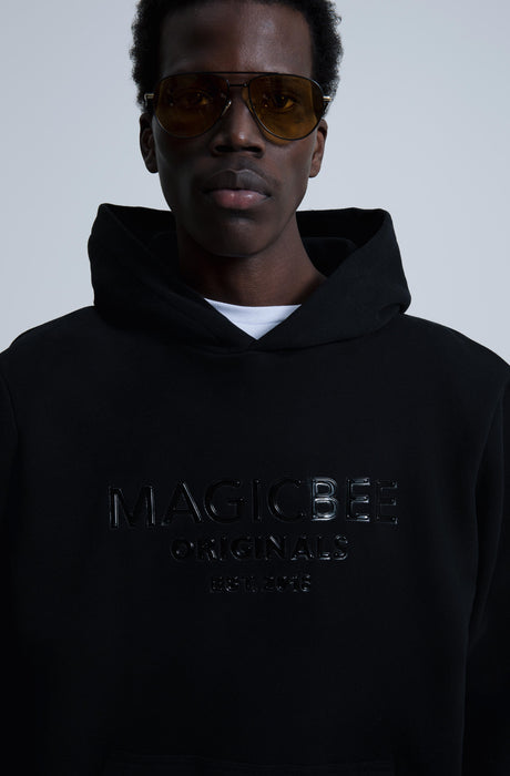 MagicBee Originals 3D Logo Hoodie - Black