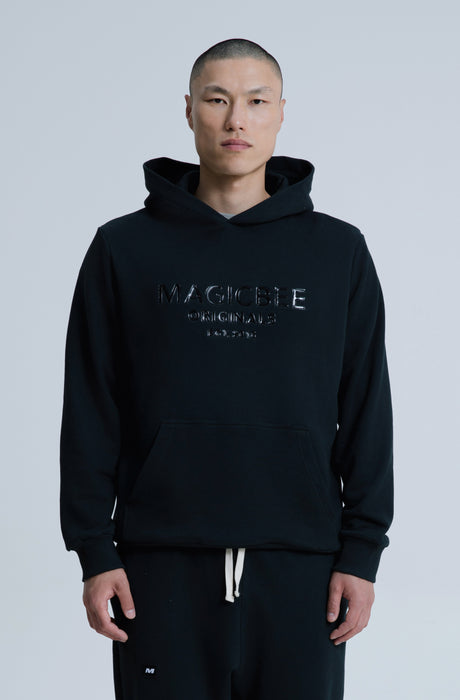 MagicBee Originals 3D Logo Hoodie - Dirty Black