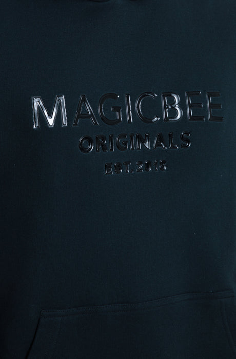 MagicBee Originals 3D Logo Hoodie - Dirty Black