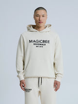MagicBee Originals 3D Logo Hoodie - Beige