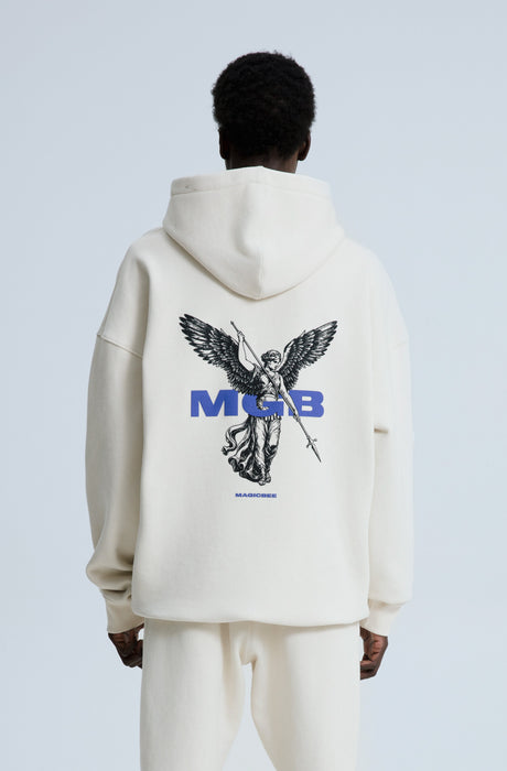 MagicBee Archangel Logo Hoodie - Beige