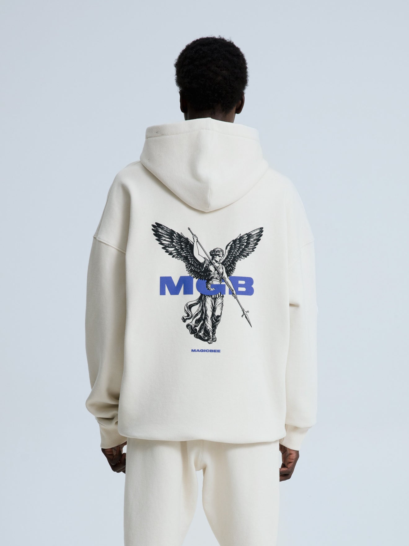 MagicBee Archangel Logo Hoodie - Beige