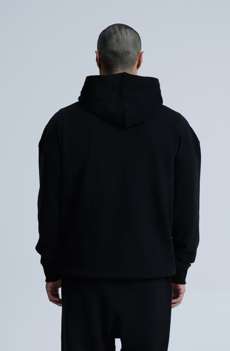 MagicBee 3D Embroidered Logo Hoodie - Black