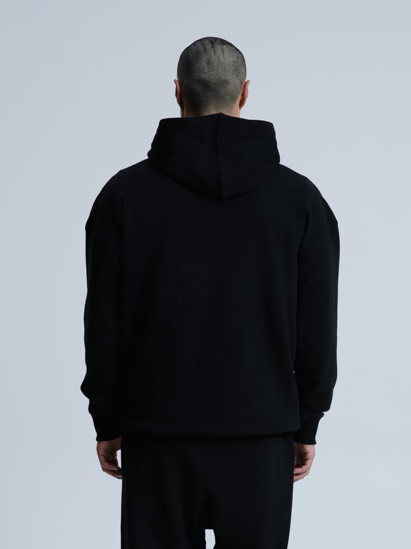 MagicBee 3D Embroidered Logo Hoodie - Black