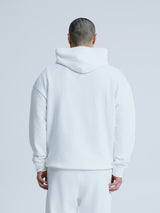 MagicBee 3D Embroidered Logo Hoodie - Off White