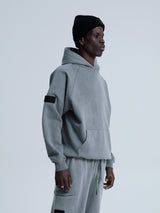 MagicBee Stone Washed Raglan Hoodie- Grey