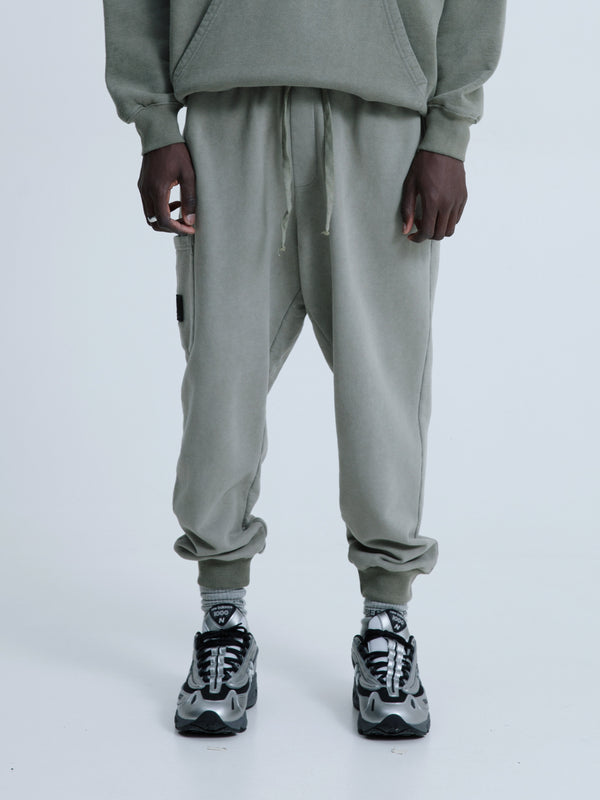 MagicBee Stone Washed Cargo Pants- Khaki