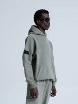 MagicBee Stone Washed Raglan Hoodie- Khaki