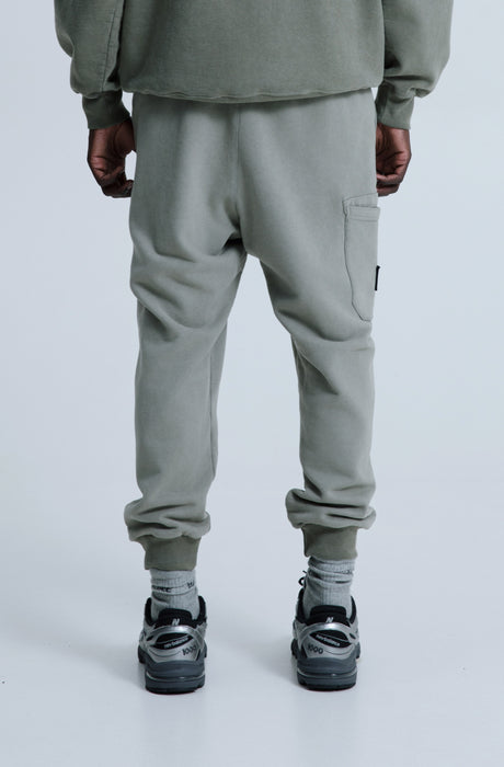 MagicBee Stone Washed Cargo Pants- Khaki