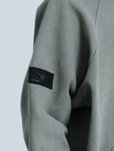 MagicBee Stone Washed Raglan Hoodie- Khaki