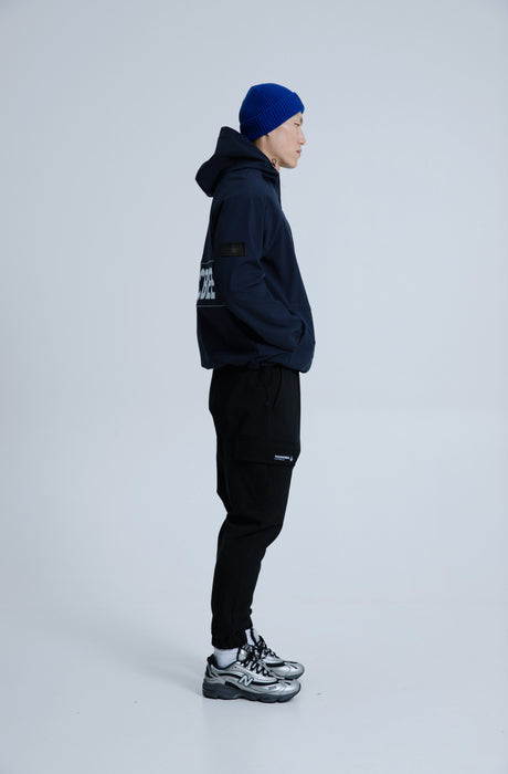 MagicBee Reflective Logo Waterproof Fleece Jacket - Navy Blue