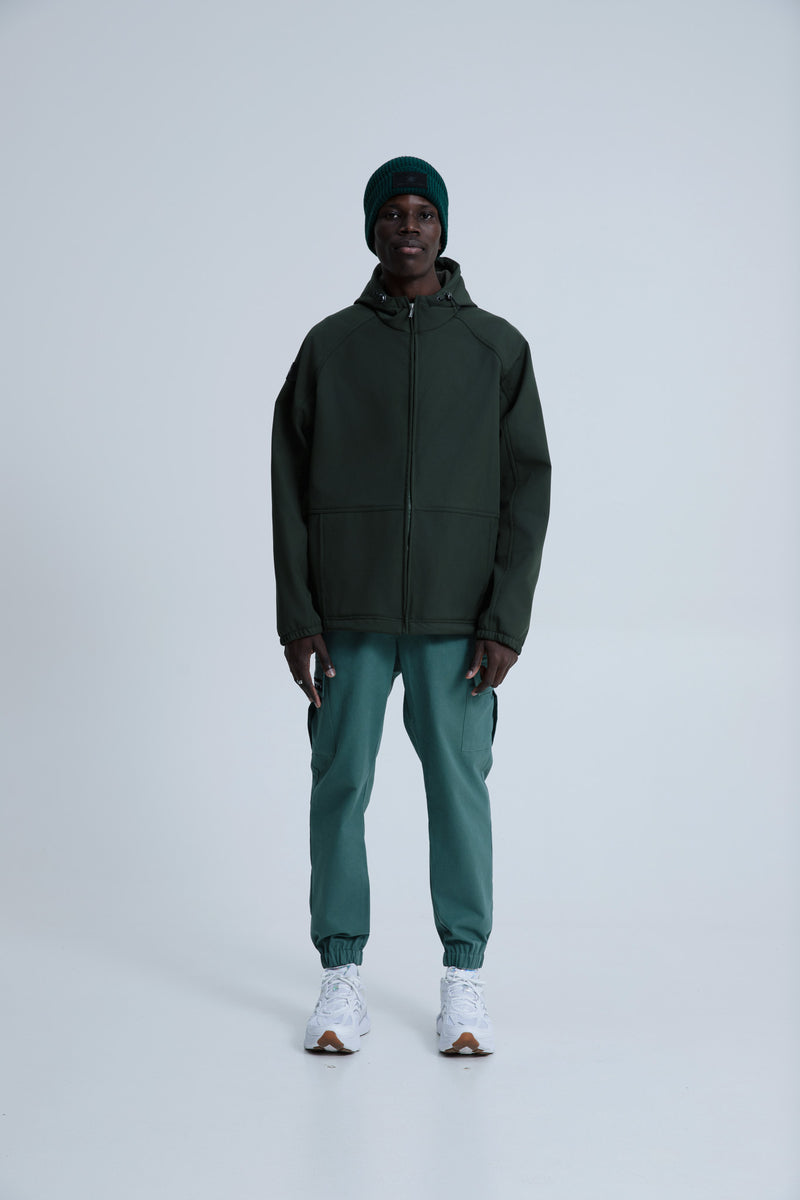 MagicBee Reflective Logo Waterproof Fleece Jacket - Khaki