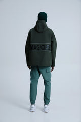 MagicBee Reflective Logo Waterproof Fleece Jacket - Khaki