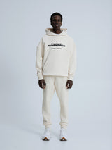 MagicBee 3D Embroidered Logo Hoodie - Beige