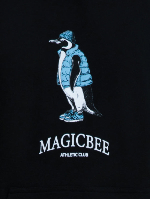 MagicBee Urban Penguin Hoodie - Black