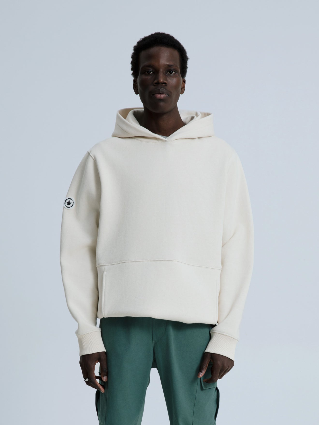 MagicBee Reflective Tape Hoodie - Beige (Special Edition)