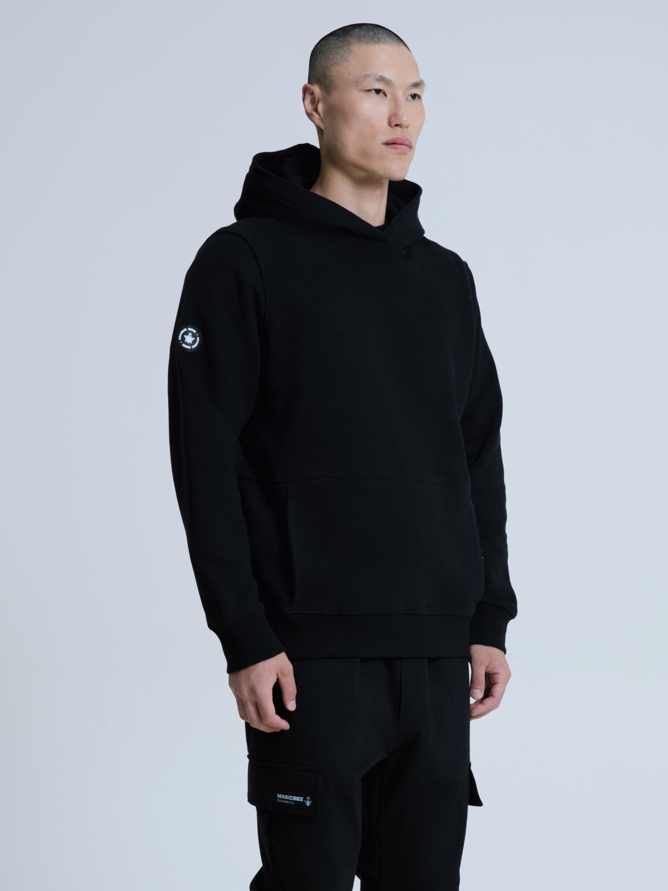 MagicBee Reflective Tape Hoodie - Black (Special Edition)
