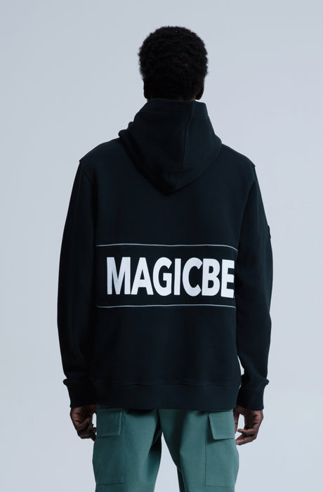 MagicBee Reflective Tape Hoodie - Dirty Black (Special Edition)