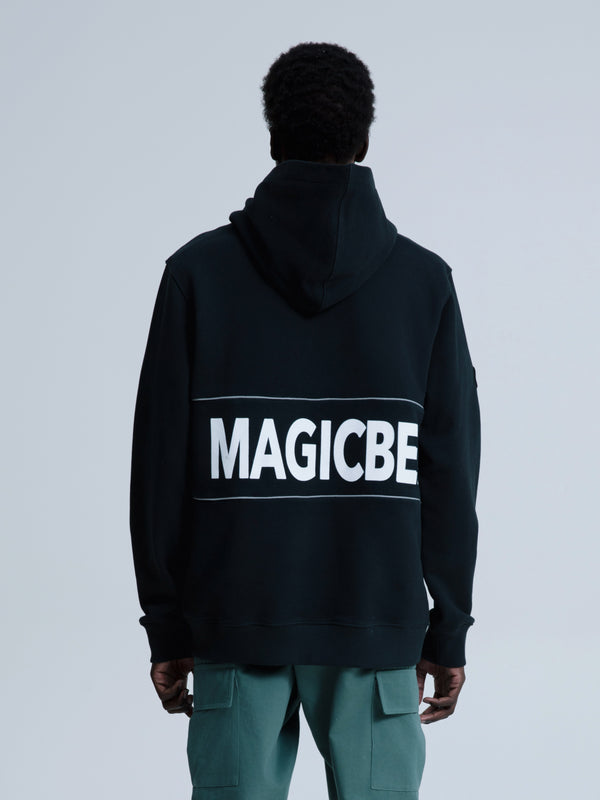 MagicBee Reflective Tape Hoodie - Dirty Black (Special Edition)