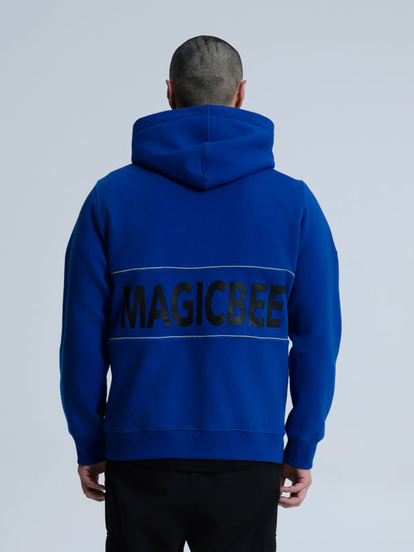 MagicBee Reflective Tape Hoodie - Royal Blue (Special Edition)