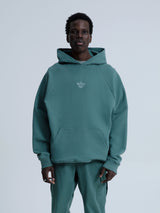 MagicBee Glow-in-the-dark logo Raglan Hoodie - Green