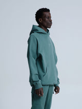 MagicBee Glow-in-the-dark logo Raglan Hoodie - Green
