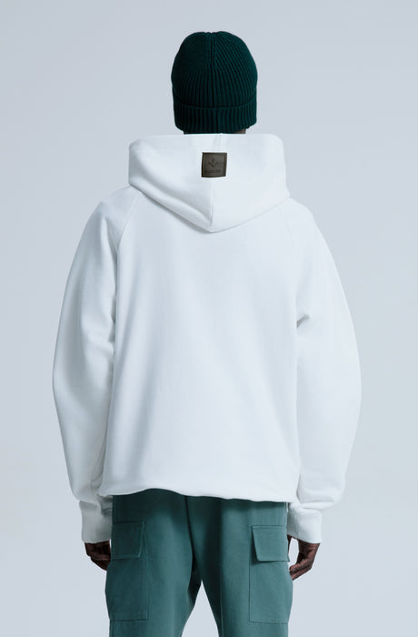 MagicBee Glow-in-the-dark logo Raglan Hoodie - OFF WHITE