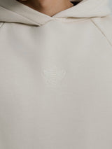 MagicBee Glow-in-the-dark logo Raglan Hoodie - BEIGE