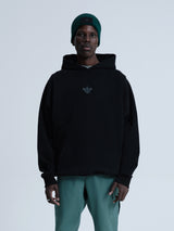 MagicBee Glow-in-the-dark logo Raglan Hoodie - Black