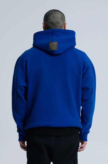 MagicBee Glow-in-the-dark logo Raglan Hoodie - Blue Royal