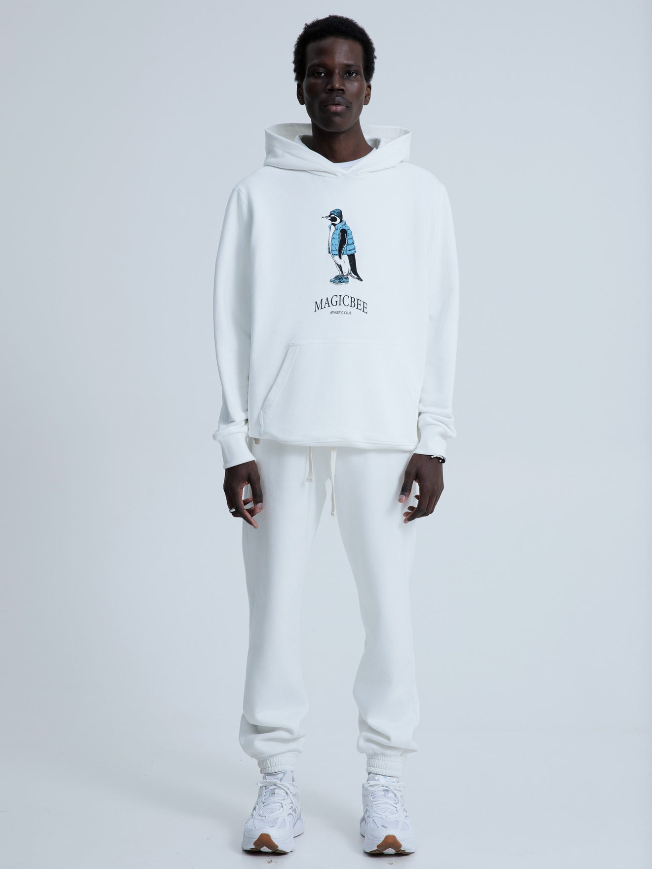 MagicBee Urban Penguin Hoodie - Off White