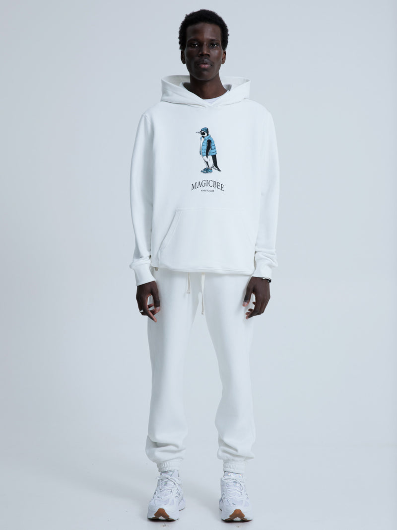 MagicBee Urban Penguin Hoodie - Off White