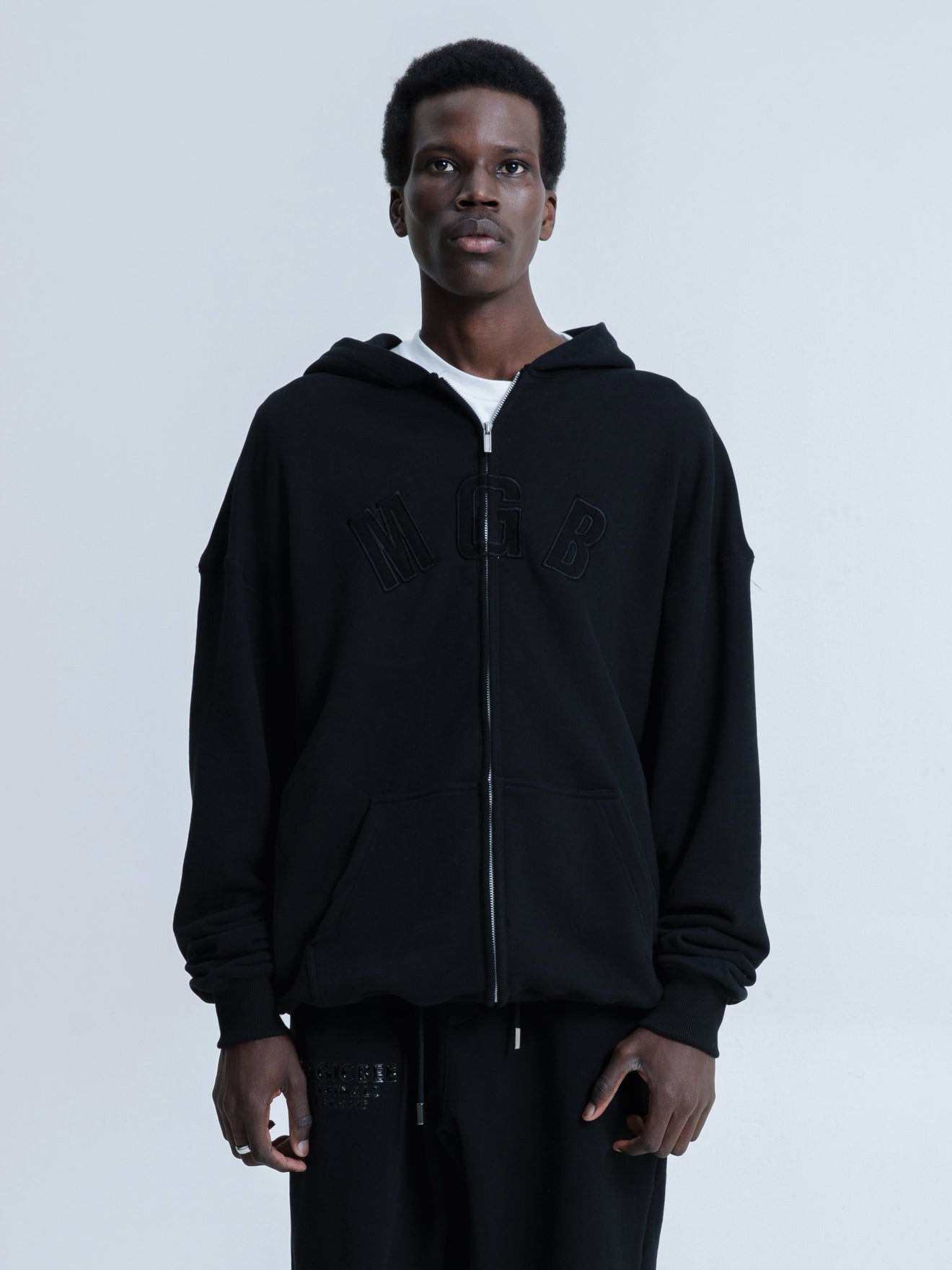 MagicBee MGB Embroidered Logo Jacket - Black