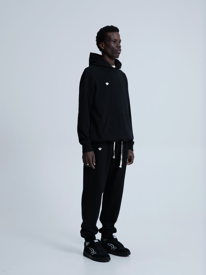 MagicBee Metallic Logo Hoodie - Black
