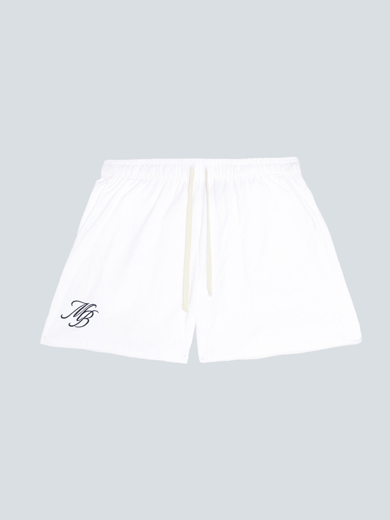 MagicBee Embroidered Golf Logo Shorts - Off White