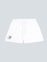MagicBee Embroidered Golf Logo Shorts - Off White