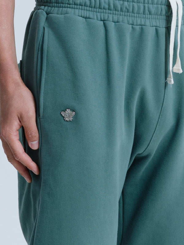 MagicBee Metallic Logo Pants - Green