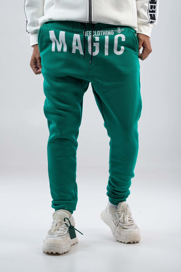 MagicBee Front Logo Pants - Off White