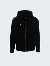 MagicBee Waterproof Printed Zipper Jacket - Black - magicbee-clothing