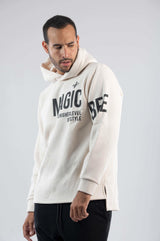 MagicBee Sleeves Logo Hoodie - Light Sand
