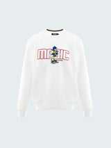 MagicBee Duck Long Sweatshirt - White - magicbee-clothing