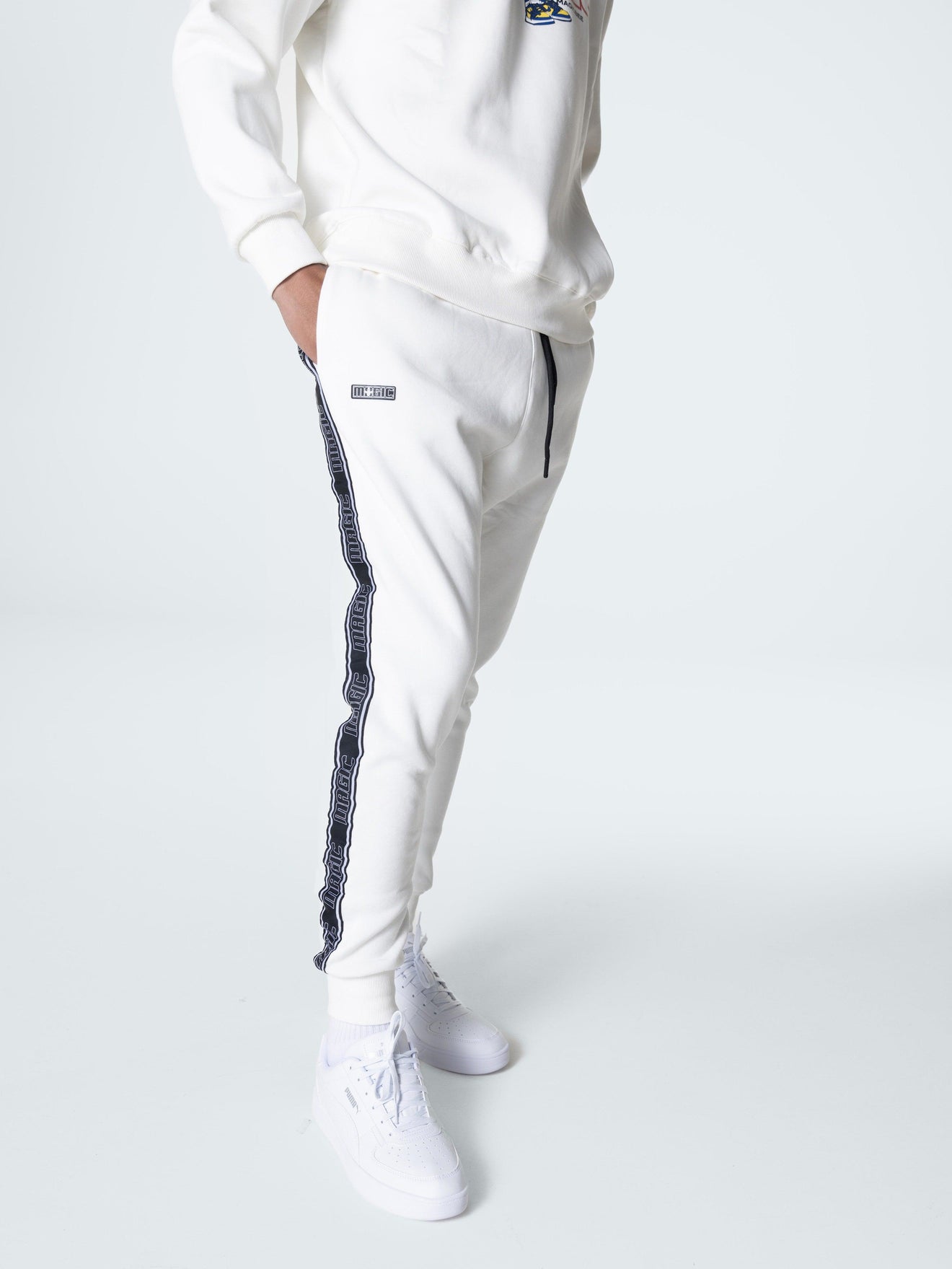 MagicBee Gross Track Pants - White - magicbee-clothing