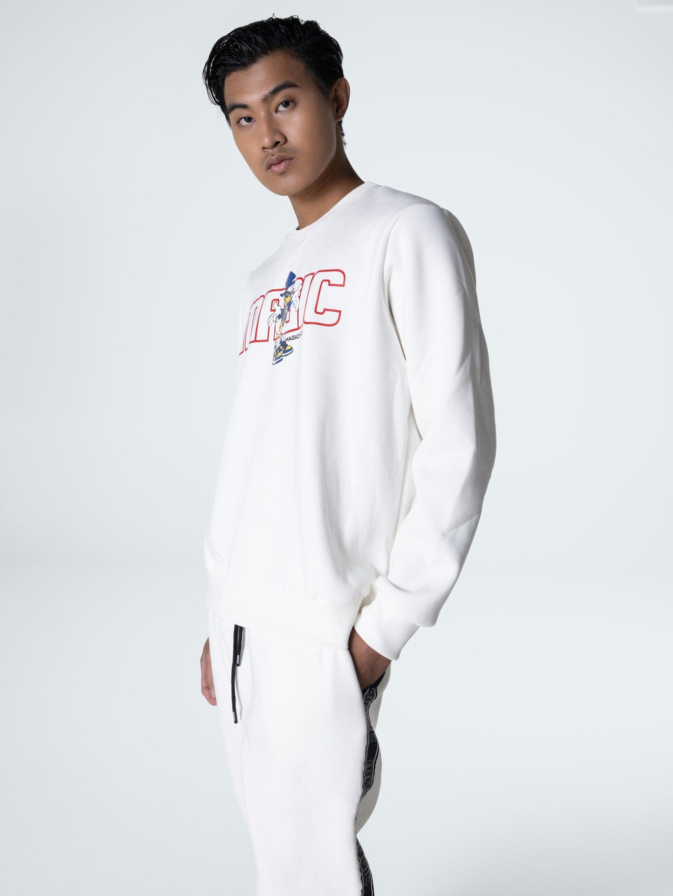 MagicBee Duck Long Sweatshirt - White - magicbee-clothing