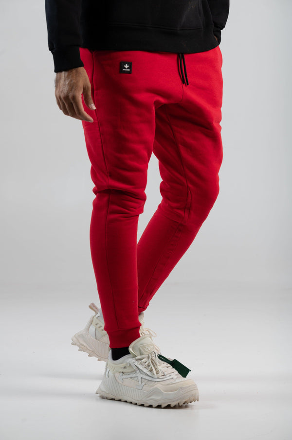 MagicBee Side Rib Pants - Red