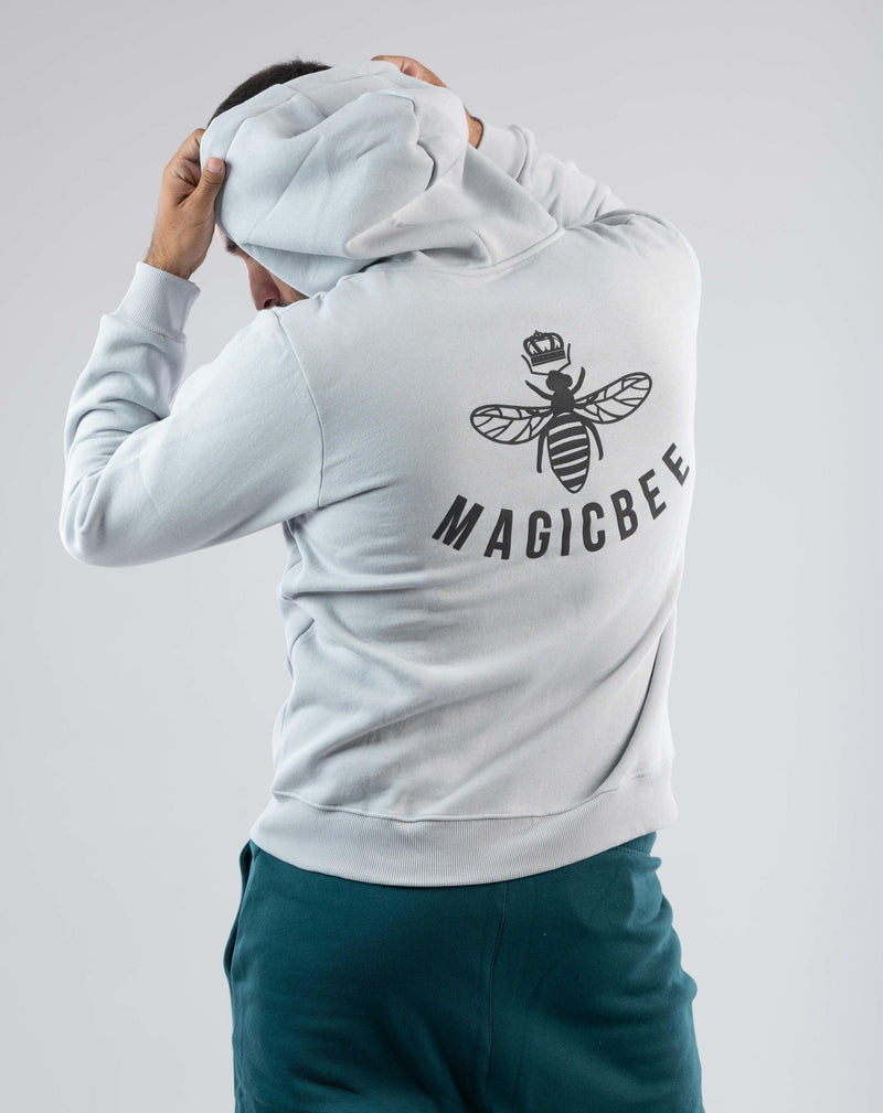 MagicBee Back Logo Jacket - Ice Grey - magicbee-clothing