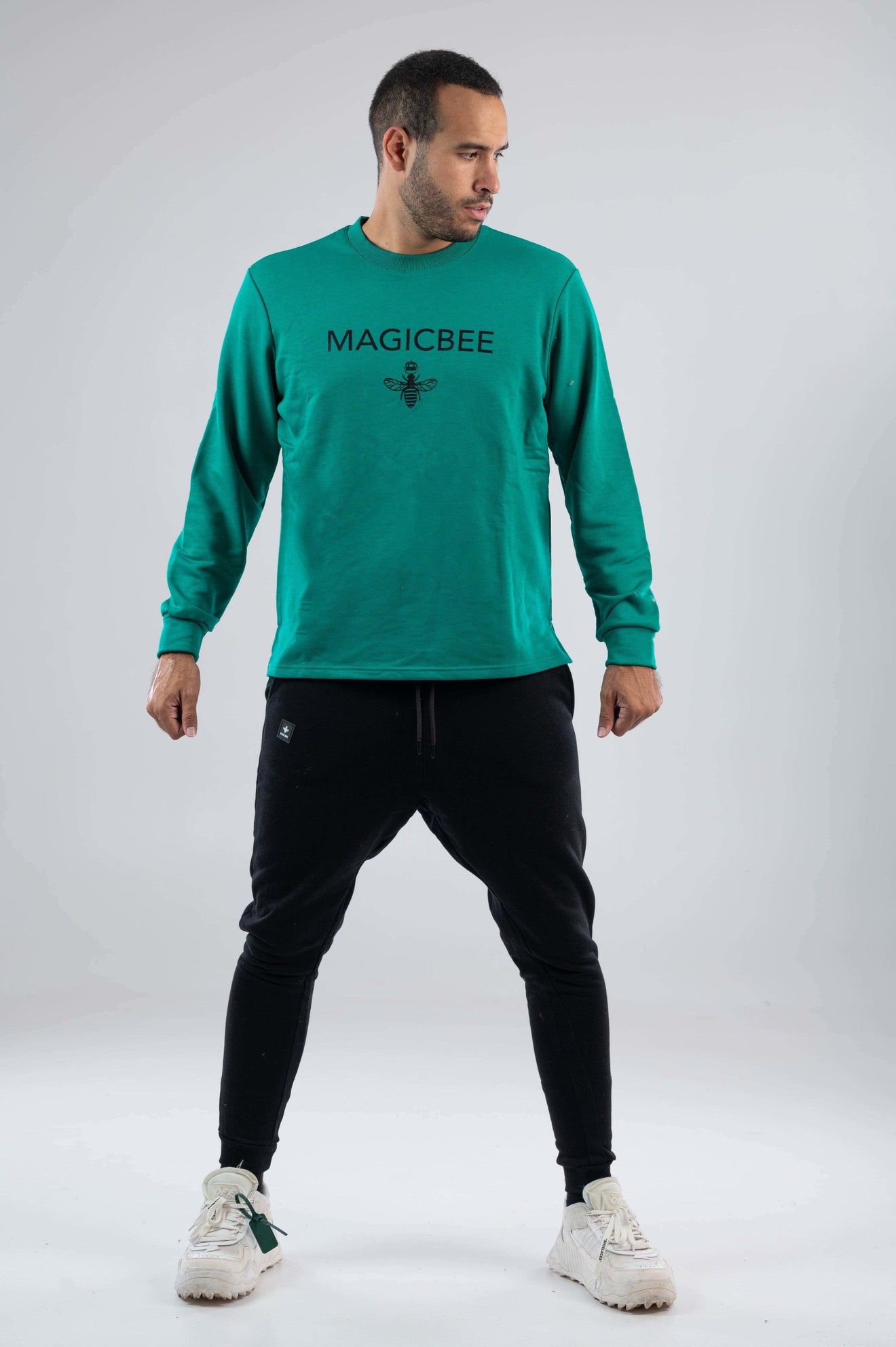 MagicBee Classic Logo Sweatshirt - Green Pao - magicbee-clothing