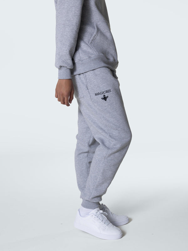 MagicBee Embroidered Logo Pants - Grey - magicbee-clothing