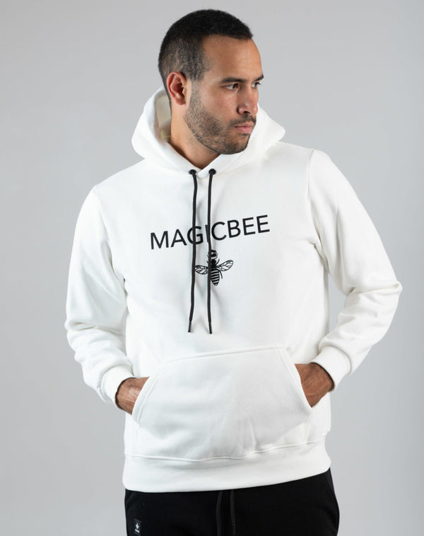 MagicBee Classic Logo Hoodie - Off White