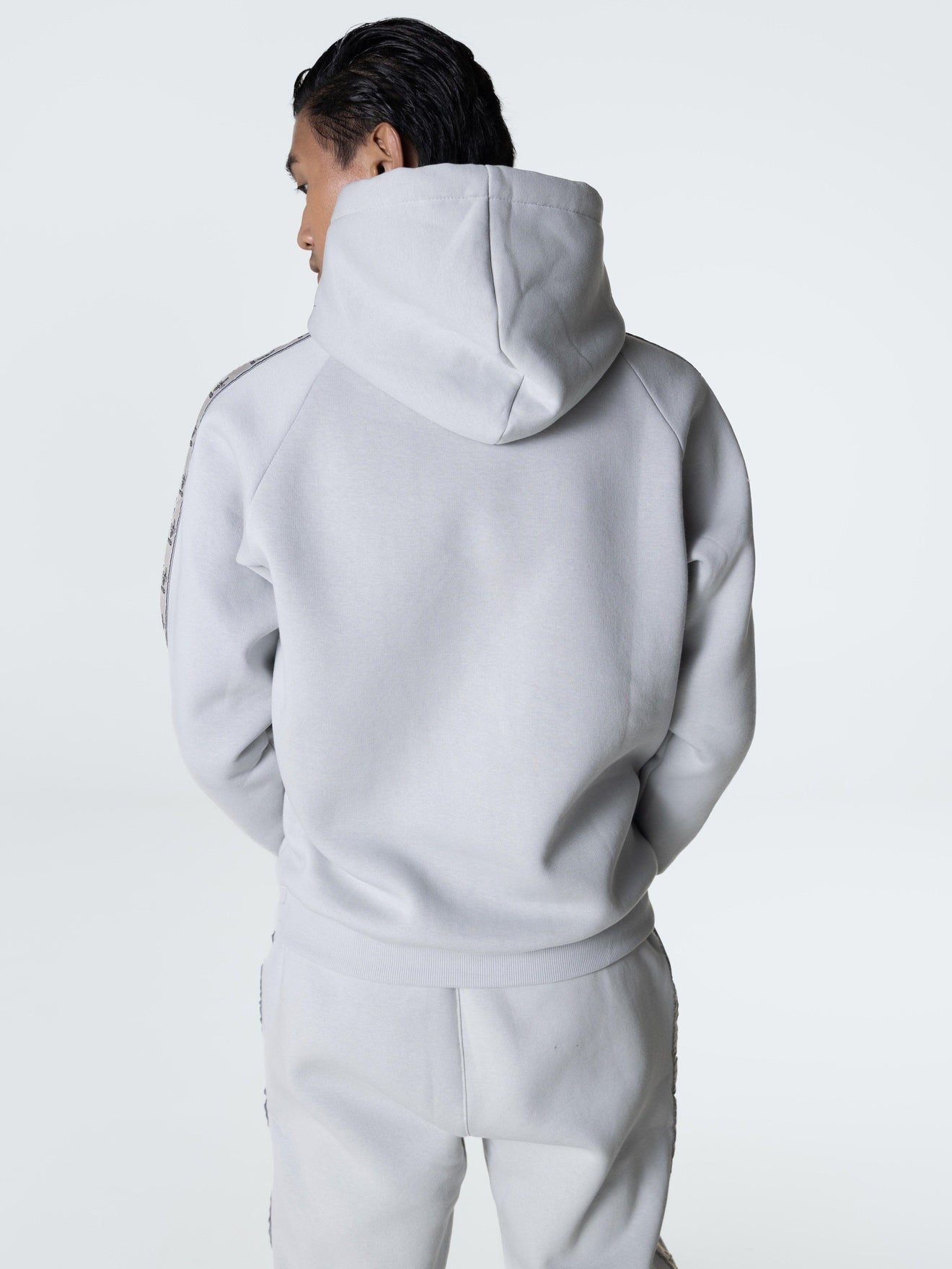 MagicBee Beige Tape Hoodie - Ice - magicbee-clothing